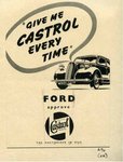 100 lat współpracy Castrol-Ford: reklama Castrol dla Ford
