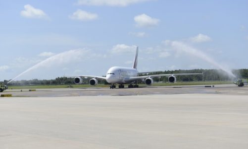 Linie Emirates wylądowały w Orlando