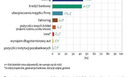 Im większa firma tym częściej korzysta z finansowania zewnętrznego