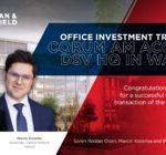 Corum Asset Management nabywa siedzibę DSV w Warszawie