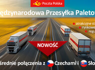 Międzynarodowa Przesyłka Paletowa Poczty Polskiej dotrze do Czech i na Słowację nowe produkty/usługi, transport - Poczta Polska uruchomiła bezpośrednie połączenia drobnicowe Międzynarodowej Przesyłki Paletowej do Czech i Słowacji. 27 lipca z Wrocławia wyjechały pierwsze bezpośrednie transporty. To kolejny etap rozwoju usług logistycznych oferowanych przez operatora pocztowego na terenie Polski i Europy.